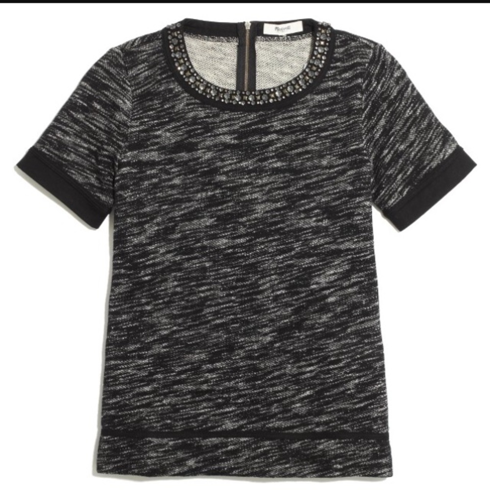 [Madewell] Sparkled Trim Sweatshirt Tee